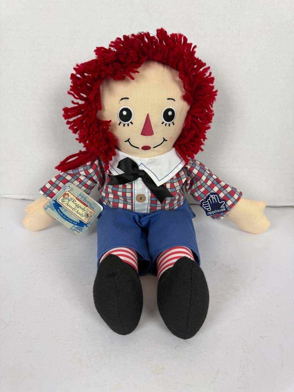 Applause Classic Raggedy Andy Doll 16-17 Inch Plush